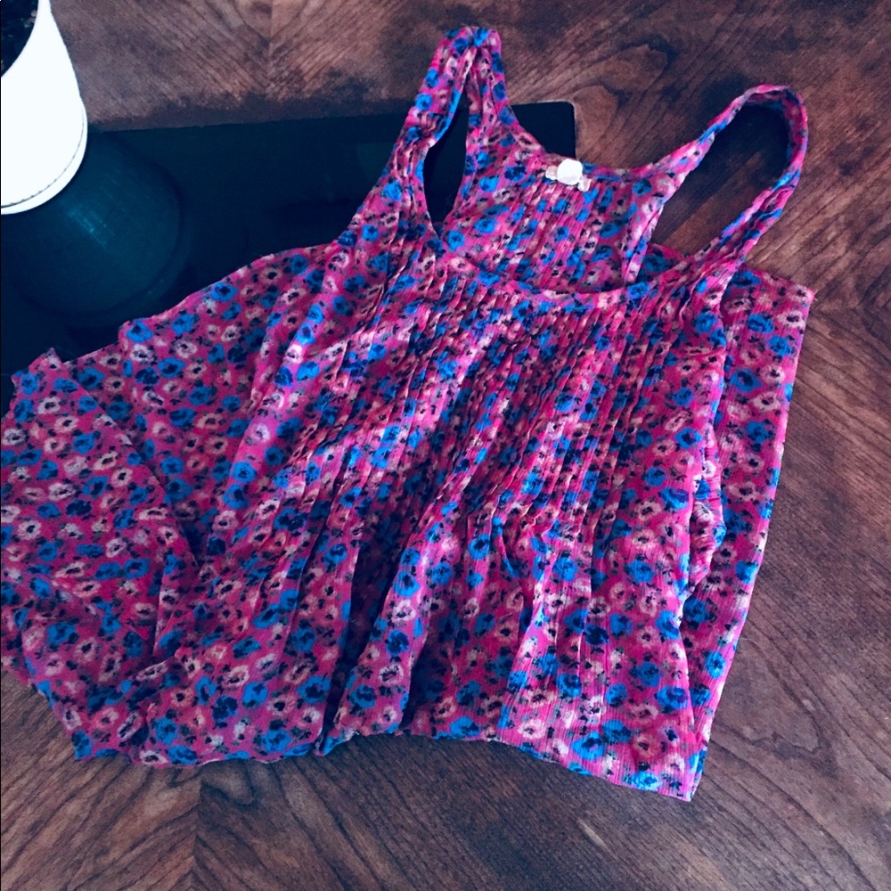 Breezy see thru tank top